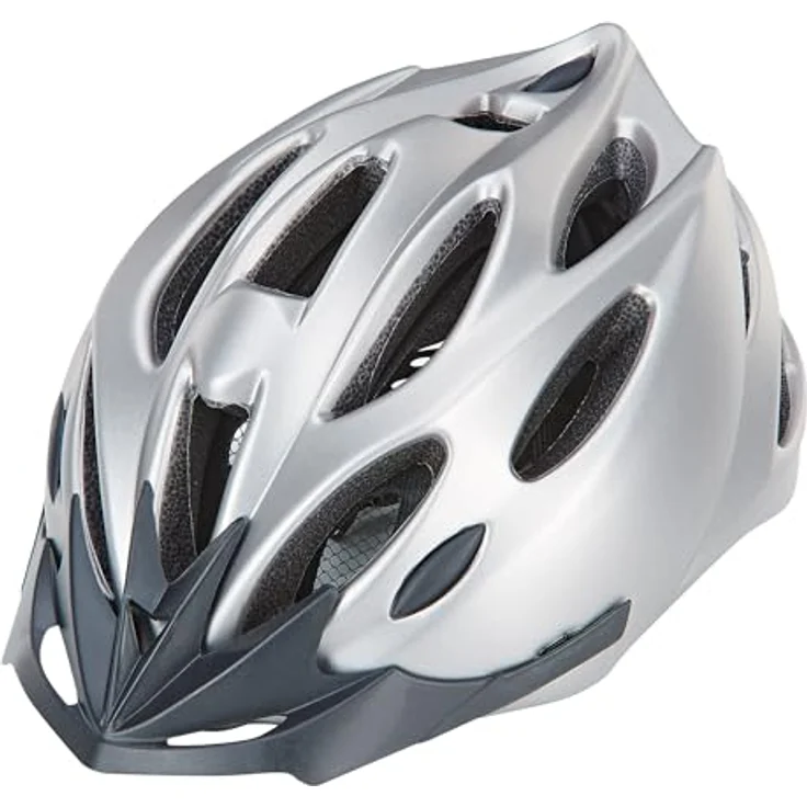 Prophete Kinderfahrradhelm, Inmold Technologie, Reflektionstreifen, 19 Belüftungsöffnungen, schwarz – Bild 1