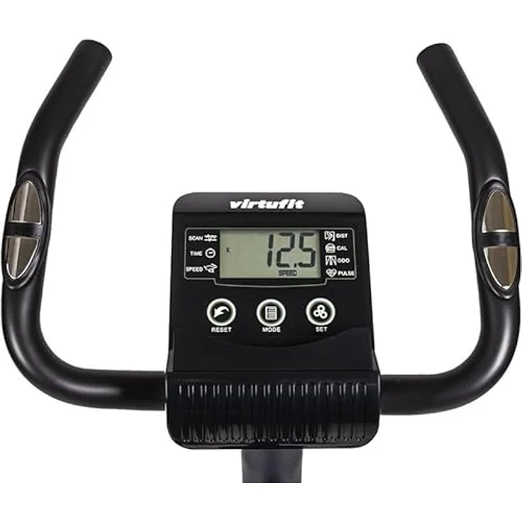 VirtuFit HTR 1.0 Heimtrainer Fitnessbike - 8 Widerstandsstufen - Tablet-Halterung - Transportrollen - Herzfrequenzfunktion – Bild 5