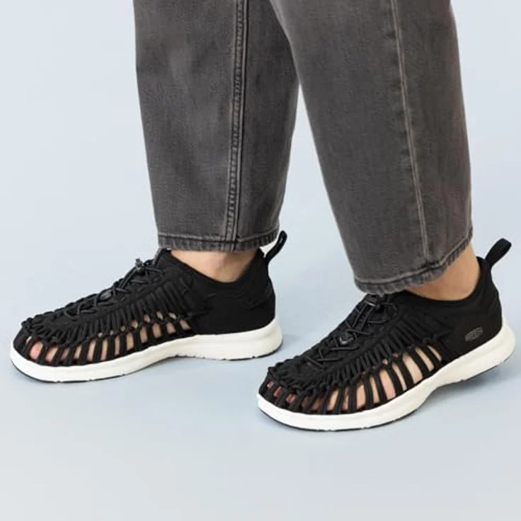 Keen Wanderschuhe Trekkingschuh, flexibles Obermaterial aus Kordeln in Häkeloptik, geruchsneutralisierendes Fußbett, elastische Zugbandschnürung – Bild 6
