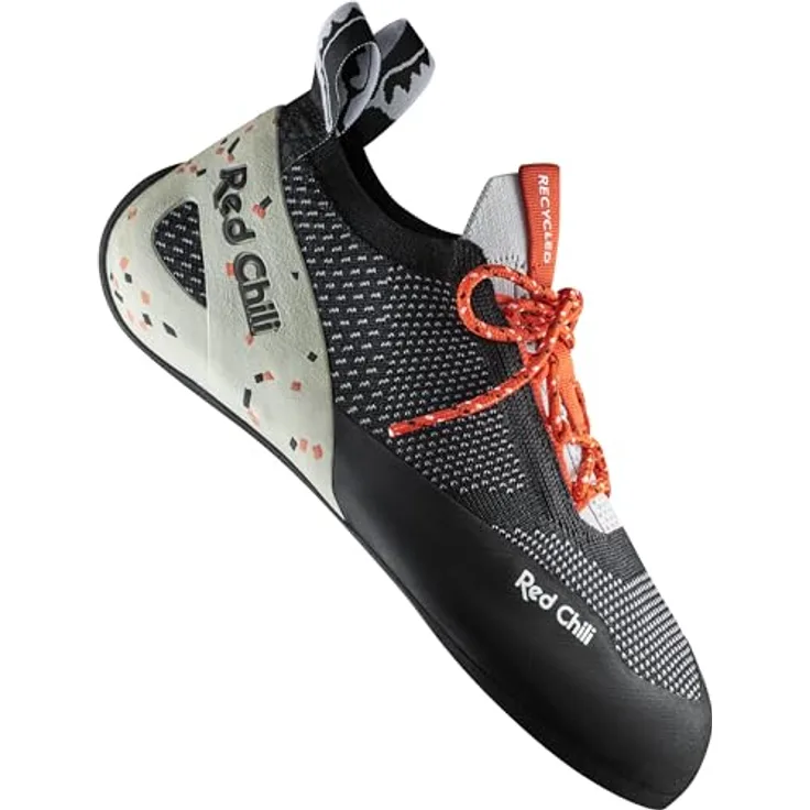 Red Chili Ventic Air Lace II, Damen Kletterschuhe mit atmungsaktiver Mesh-Konstruktion, grau, Größe 40.5