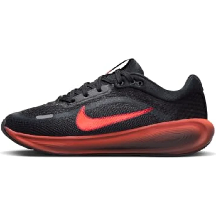 Nike Stellar Ride (Gs), Laufschuh mit ComfiRide-Schaumstoff, Schwarz/Rot Orbit-Cool Grey, Größe 38.5 – Bild 1