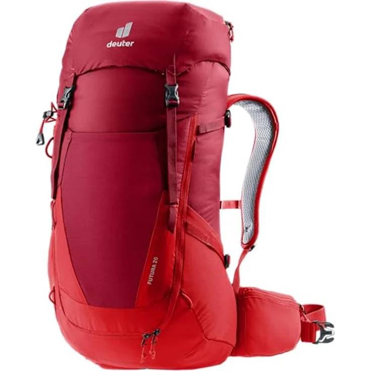 Deuter Futura 26, Wanderrucksack mit Aircomfort Netzrücken-System und Active-Comfort-Fit Rückensystem, grau – Bild 1
