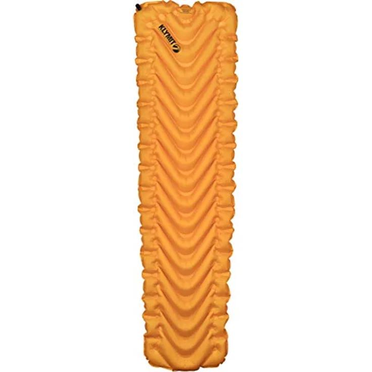 Klymit Insulated V Ultralite Sleeping Pad, Orange, One size - Isomatte mit ample width, lofted air pockets und dynamic side rails