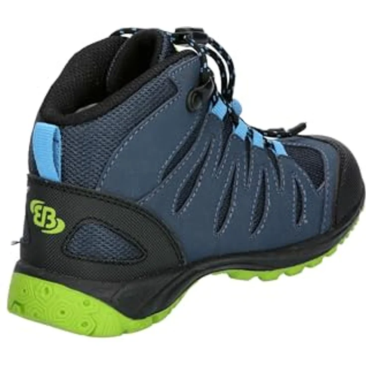 BRÜTTING Expedition Kids High Wanderschuh, bequeme Outdoorstiefel aus Nylon mit stark profilierten Gummisohlen – Bild 4