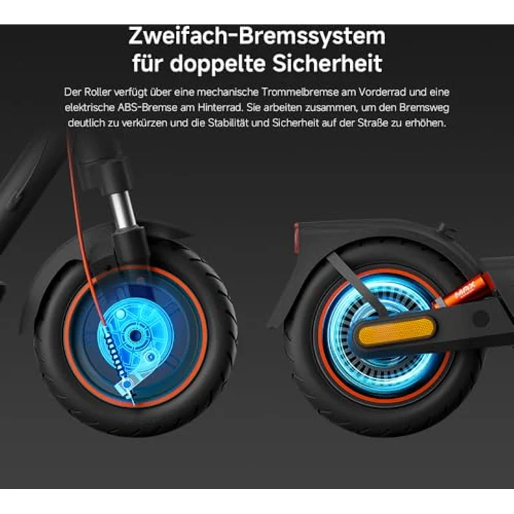 XIAOMI Electric Scooter 5 MAX GE AX, E-Scooter mit bis zu 60 km Reichweite, Blau – Bild 5