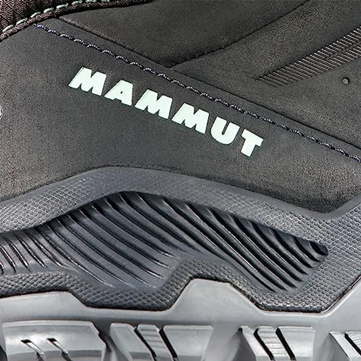 Mammut Nova Mid IV GTX, wasserdichter All-Terrain Wanderschuh aus Nubukleder mit Vibram® Sohle, dunkelgrau/jadegrün – Bild 8