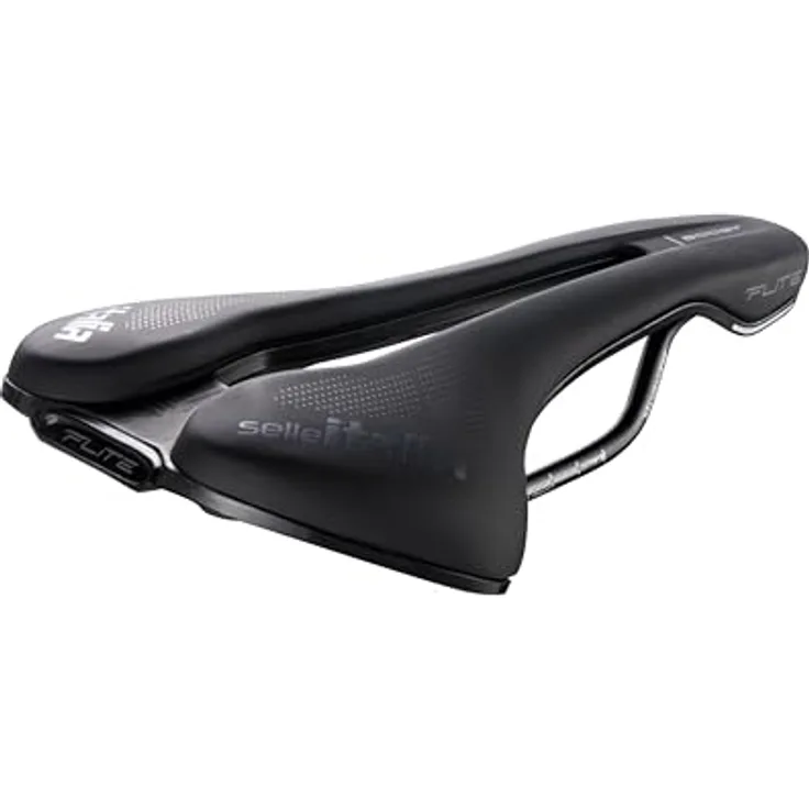 Selle Italia FLITE Boost Superflow TM, Fahrradsattel mit Sattelüberzug, schwarz - L3