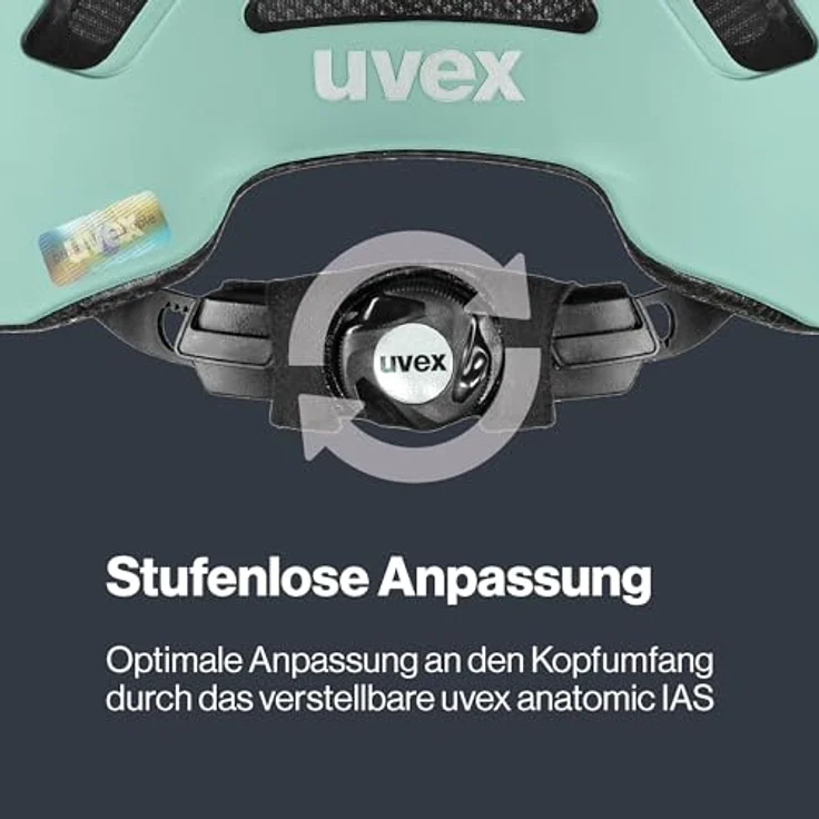 Uvex Urban Planet Helm, mit Hardshell Technologie, City Jade matt, Größe 58-61 cm – Bild 5