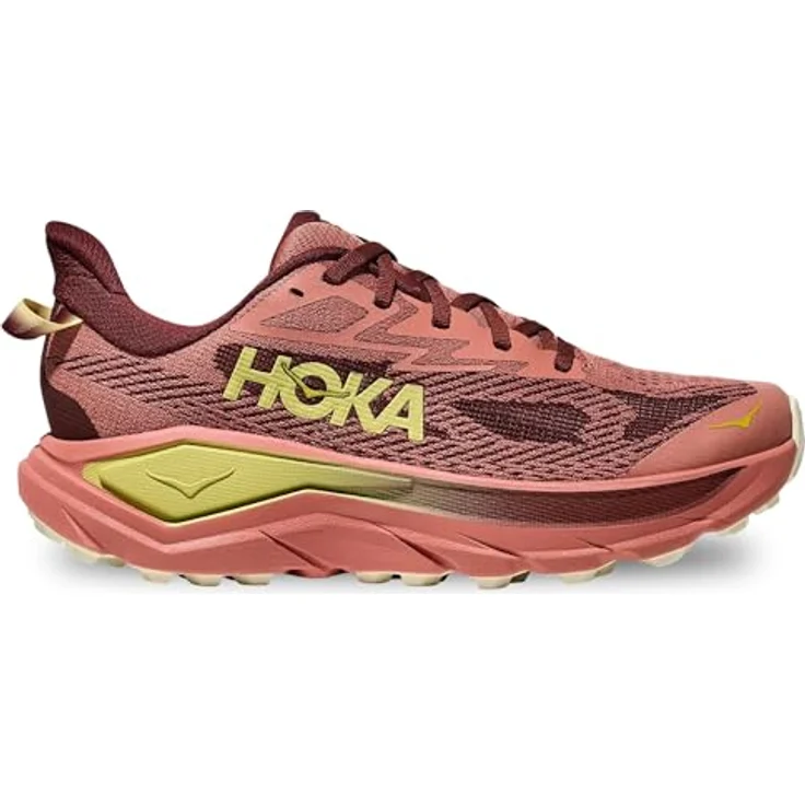 Hoka One One Challenger 8 CRVL, Trailrunning Laufschuh mit Gummisohle und atmungsaktivem Mesh, Blush / Dark Cedar, Größe 37 1/3 – Bild 2