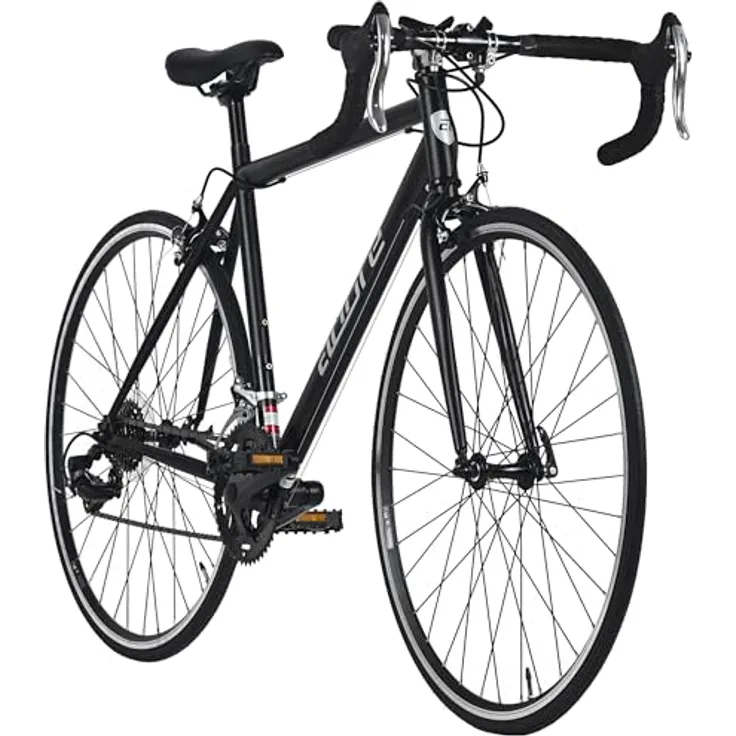 Adore Rennrad Racer 28'', schwarz, 14 Gänge, RH 51 cm, ideal für Einsteiger