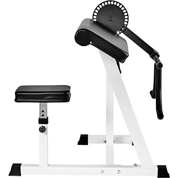 Bad Company Bizeps / Trizeps Curl Maschine mit Hantel-Ablage für bis zu 80 Kg Hantelscheiben 30/31 und 50/51 mm I BCA-21 – Bild 4