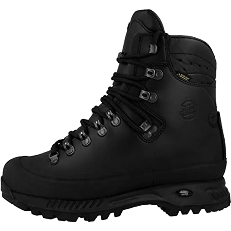 HanWag Alaska GTX, Herren Wanderstiefel in Schwarz, Größe 9.5, GORE-TEX Futter, knöchelhohe Konstruktion – Bild 1