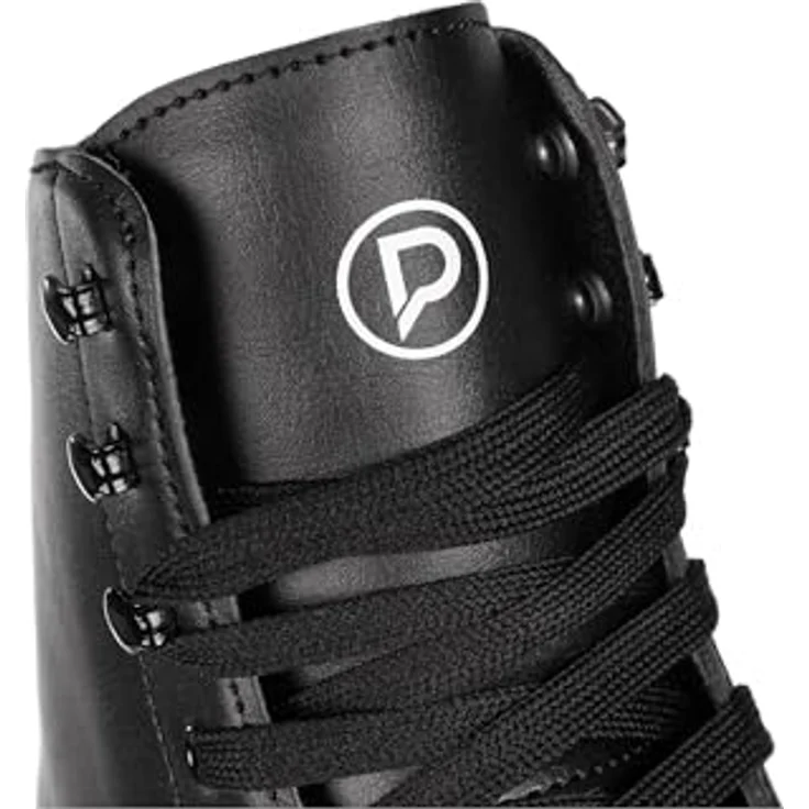 Playlife Classic Black, Schlittschuhe (Größe 38) aus veganem Kunstleder mit anatomischer Polsterung und 303er Edelstahlkufe – Bild 7