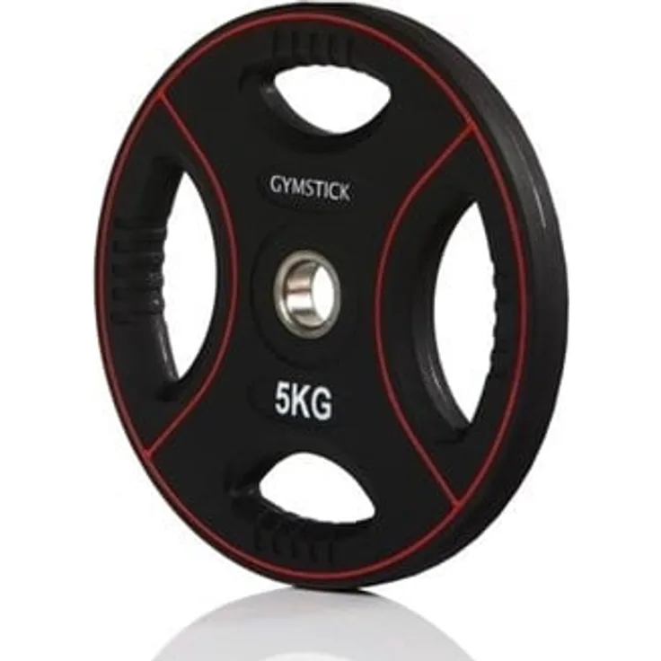 Gymstick Pro Pump Set Disc 5kg, Fitness-Hantelscheibe mit integrierten Handgriffen, für vielseitige Nutzung als Kurzhantel