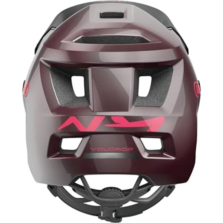 Abus YouDrop, Velohelm für Kinder und Jugendliche, 48 - 55 cm, moderne Belüftung und Break-Away-Schirm – Bild 3