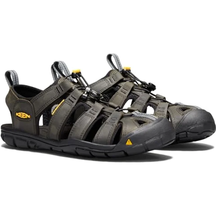 KEEN Clearwater Leather CNX Wanderschuhe für Herren, Schwarz, Leder, Gummi, Größe EUR 43 – Bild 5