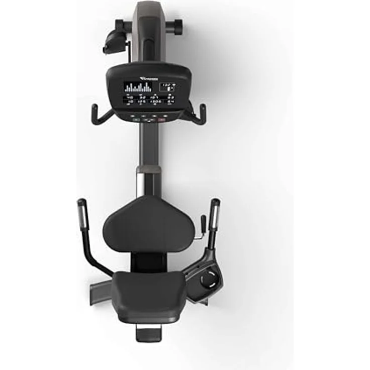 Vision Fitness R60 Halbliege-Ergometer, stromloser Generatorbetrieb, bis 182 kg, 25 Widerstände, LED-Konsole – Bild 4