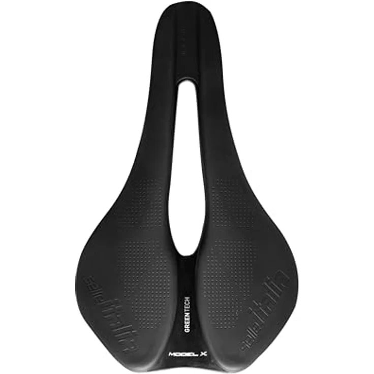 Selle Italia X Green Superflow, Fahrradsattel aus umweltfreundlichem Green-Tech, schwarz, 145x245 mm, 299 g – Bild 2