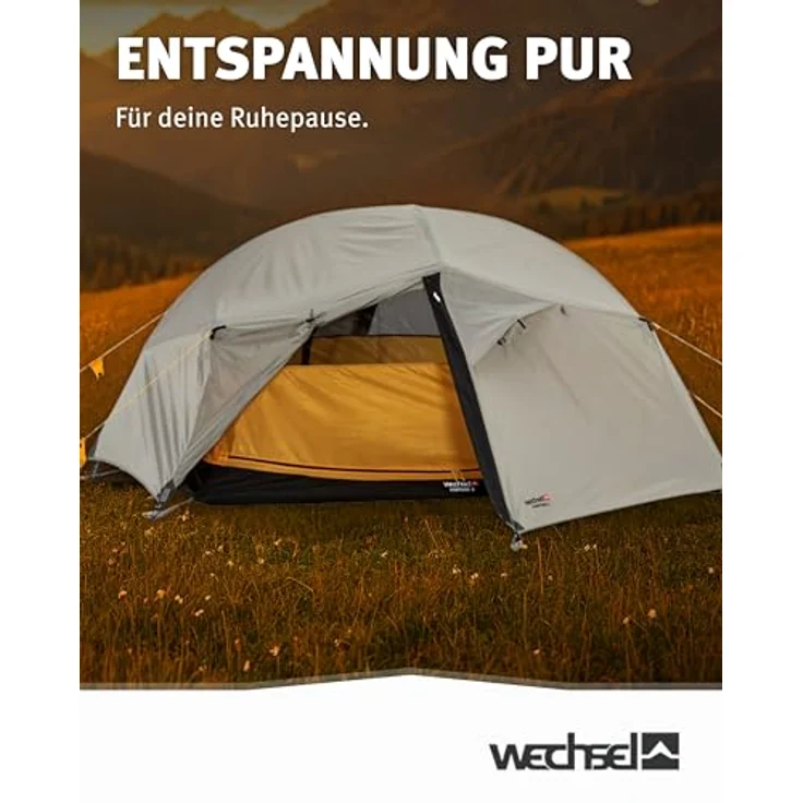 Wechsel Trekkingzelt Venture 3, Kuppelzelt für 3 Personen, schnell aufbaubares Hybridzelt, kompakt & transportabel für Camping, Wandern & Radreisen – Bild 3