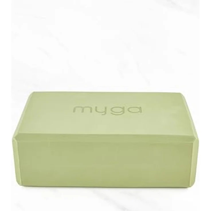 Myga Yoga Block, rutschfest & leicht, ideal für Anfänger & Fortgeschrittene, 23 cm x 14,5 cm x 7,7 cm, optimaler Support für Yoga und Pilates Übungen – Bild 5