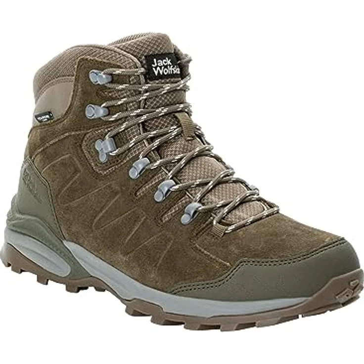 Jack Wolfskin REFUGIO TEXAPORE MID M, robuster Hikingschuh aus Veloursleder mit hervorragendem Tragekomfort – Bild 9
