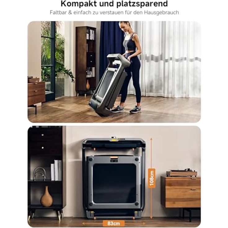 WALKINGPAD WalkingPad X218, Laufband mit LED-Display und NFC-Konnektivität, schwarz – Bild 4