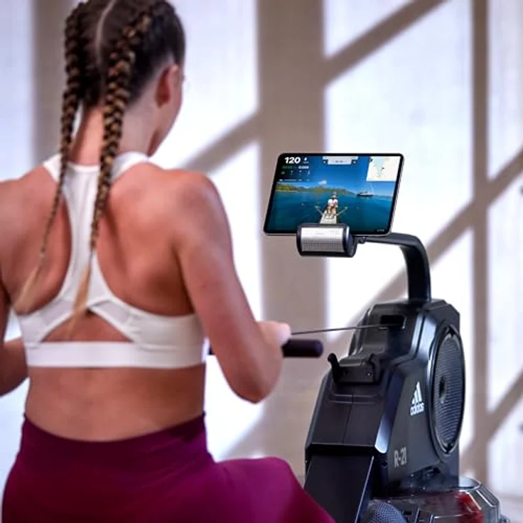 adidas Performance Rudergerät R-21, Wasserrudergerät mit 7 Widerstandsstufen, Wasserwiderstandssystem und Brustgurt – Bild 7