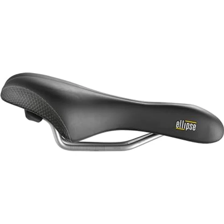 Selle Royal Ellipse, Fahrradsattel mit Royalgel-Polsterung, anatomischem Ausschnitt und stoßdämpfenden Elastomeren – Bild 1