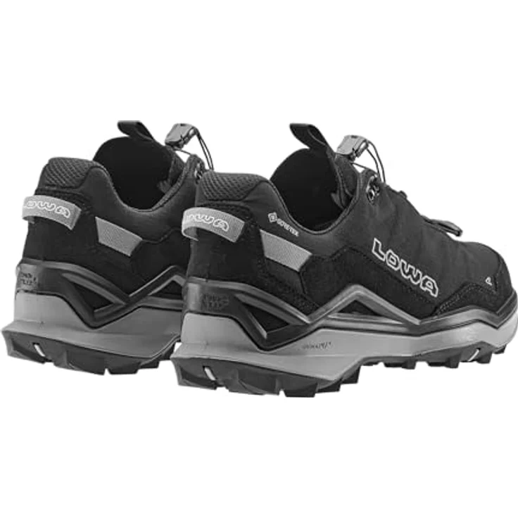 Lowa Maddox Pro GTX LO, leichter Wanderschuh schwarz, wasserdicht mit Schnellschnürsystem, Gr. 45 – Bild 5