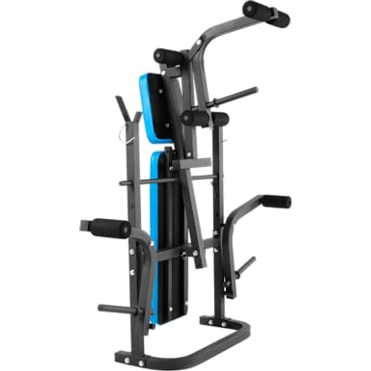 Rebel ACTIVE Verstellbare Trainingsbank bis 220 kg, Schwarz, Multifunktionales Fitnessgerät mit verstellbaren Funktionen für individuelles Training – Bild 6