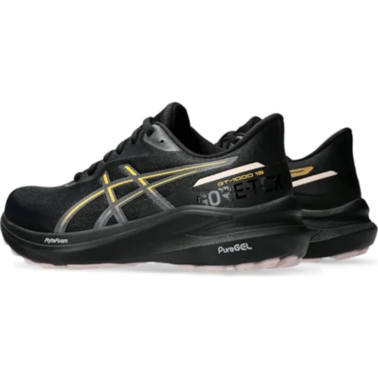ASICS Performance GT-1000 13 GTX, Damen Laufschuhe mit FlyteFoam-Technologie und Gore-Tex, Schwarz – Bild 3