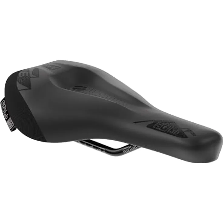 SQlab 6½ Ergowave OX, ergonomischer Kindersattel für Fahrräder, schwarz, 9 cm und 11 cm Breite