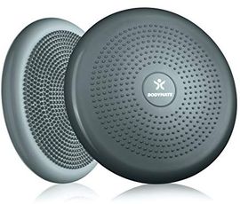 Bodymate Ballsitzkissen inkl. Pumpe Grau-Blau 34cm Durchmesser