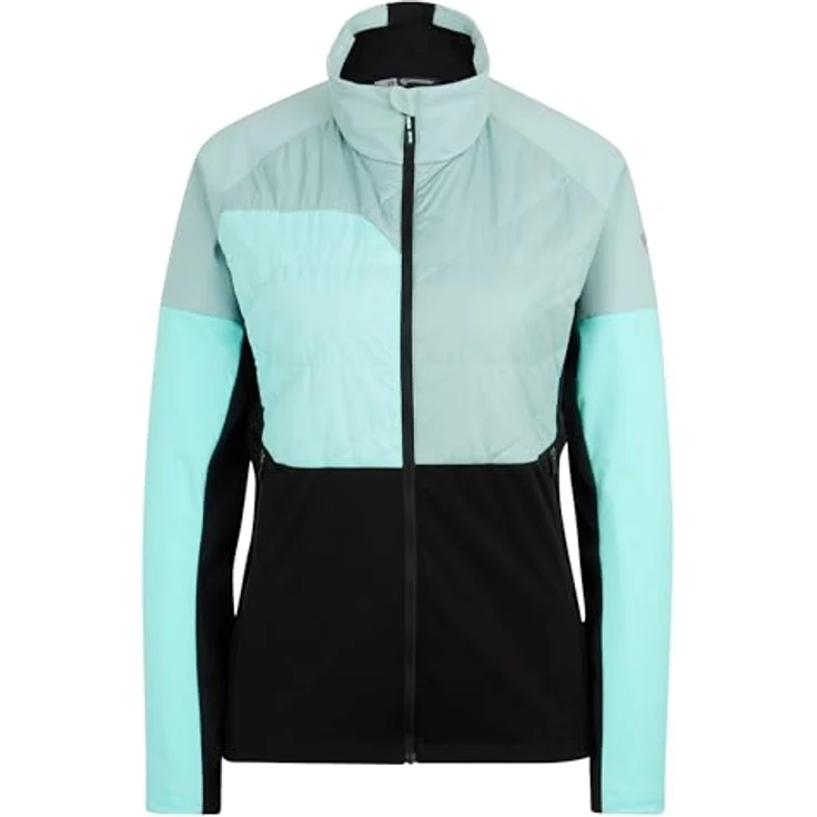 Ziener Damen NORELA-Z Softshell-/Hybrid-Jacke Skitour, winddicht mit PrimaLoft-Isolation, schwarz – Bild 1