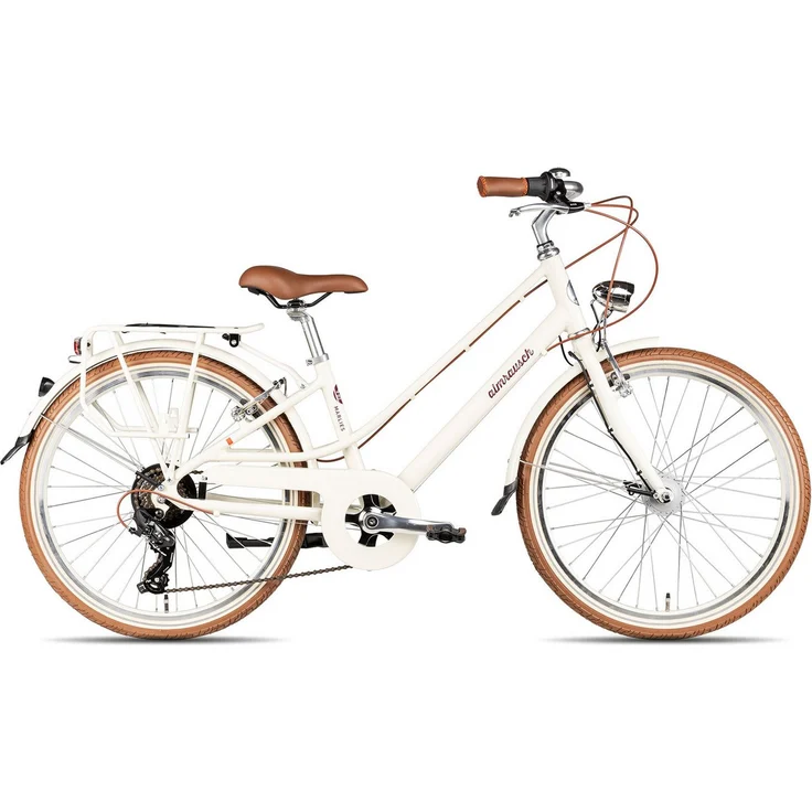 Almrausch Kinderfahrrad Marlies 6 24, 6 Gang Shimano Tourney, Kettenschaltung, braun/beige