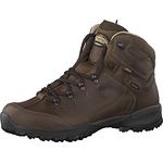 Meindl Stiefel Stowe GTX, Wanderschuh mit GORE-TEX-Membran, 2 Fußbetten, gewachstem Nubukleder, griffiger Vibram® Ice Trek Pro-Sohle, braun
