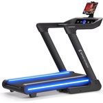 Sportstech Laufband sTread Lite, Klappbar, LED-Beleuchtung, Bis 20 km/h, Schwarz - Preisvergleich