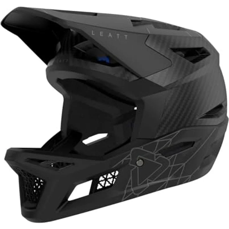 Leatt Helmet MTB Gravity 6.0 Carbon, leichter DH-zertifizierter Helm mit 360°-Turbinen-Technologie, optimale Belüftung, stealth, Größe L – Bild 3