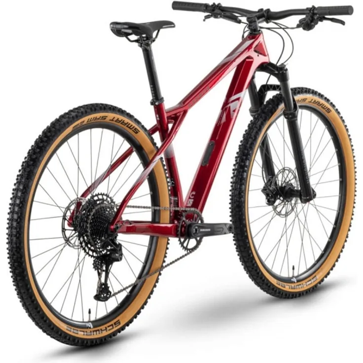 RAYMON HardRay 7.0, Mountainbike Hardtail mit Sram SX Eagle 12-Gang-Schaltung und RockShox Recon Federgabel, deepred