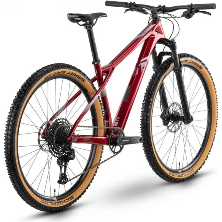 RAYMON HardRay 7.0, Mountainbike Hardtail mit Sram SX Eagle 12-Gang-Schaltung und RockShox Recon Federgabel, deepred