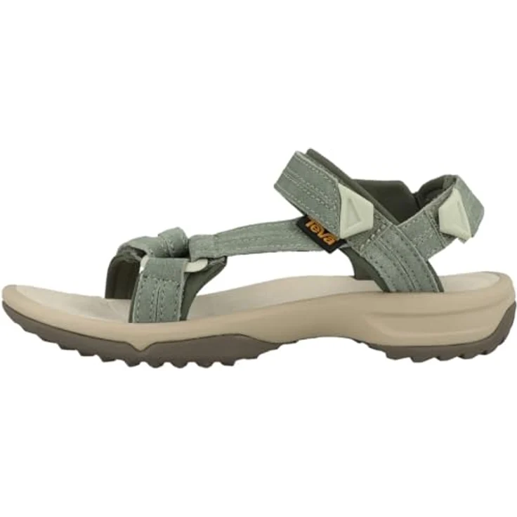Teva Terra Fi Lite Suede Damen Trekkingsandale, wasserabweisend mit Gummi-Sohle und Klettverschluss – Bild 1