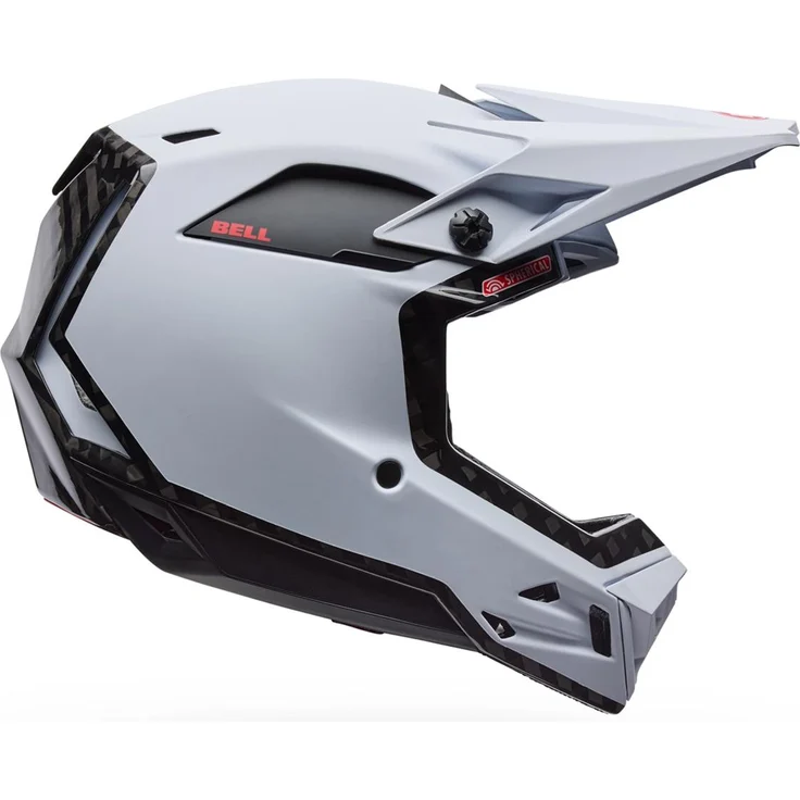 Bell Full-10 Spherical Fahrradhelm, Peak white, XXL, MIPS-Sicherheitssystem, integrierte Action-Kamera-Befestigung, komfortable Polsterung