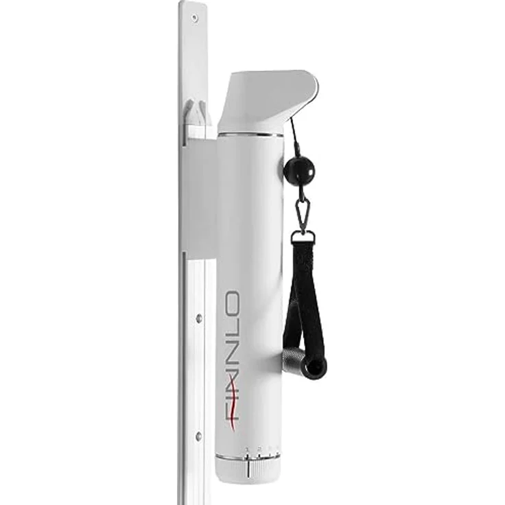 HAMMER Finnlo Kraftstation CABL, Kabelzug-Trainer, 6 Widerstandsstufen, 146 cm Profi-Seilzuglänge, 180° Grad drehbar, schwarz – Bild 1
