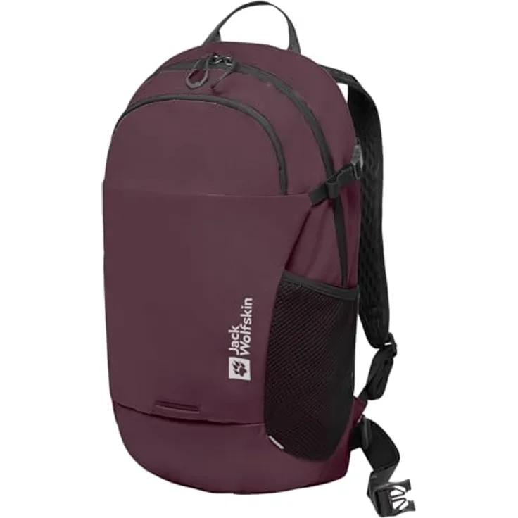 Jack Wolfskin Velocity 20, Wanderrucksack 45 cm, rot, aus 100% Polyester, kompakte Maße 26 cm x 23 cm