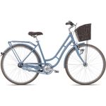 MAXIM Anno 1902 Wave Damenrad Citybike Tiefeinstieg 28 Zoll blue fog 55, Shimano Nexus 7-Gang Nabenschaltung, LED-Scheinwerfer, Shimano Nabendynamo