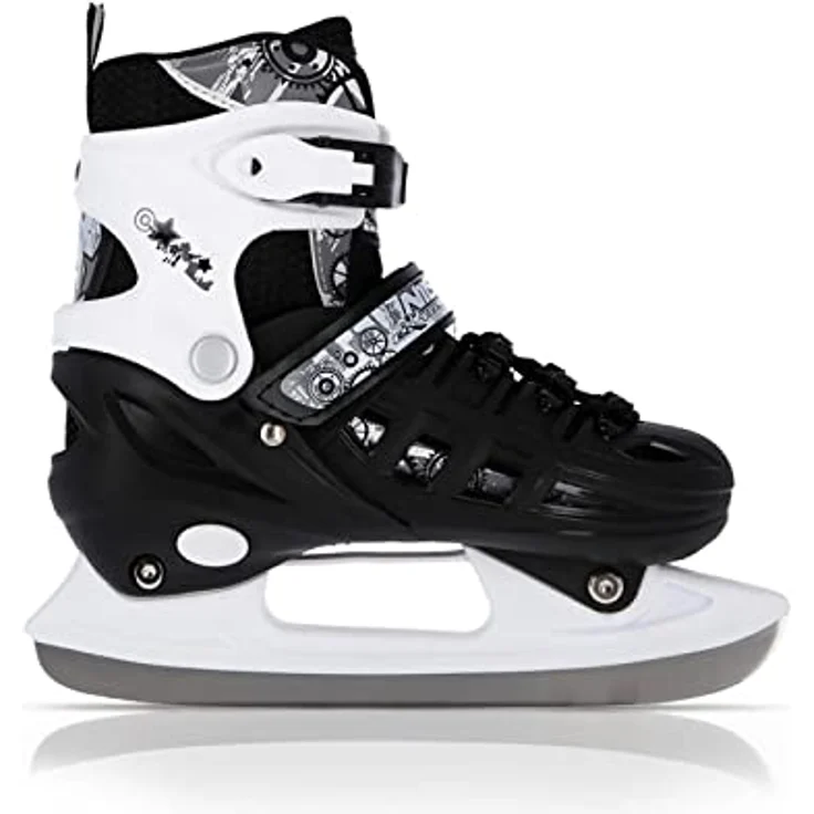 Nils Extreme 4in1 Inline Skates, verstellbare Schlittschuhe und Inliner für Kinder und Erwachsene, ACEB7-Lager, Blau, Größe 39-42, NH10911 – Bild 3