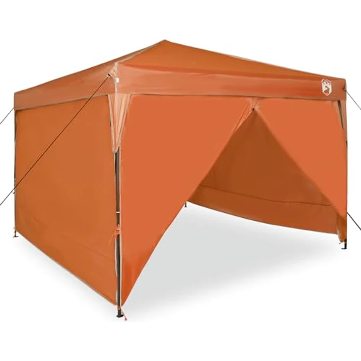 vidaXL Oranger Pavillon, 300 x 300 cm, Oxford-Gewebe mit PA-Beschichtung, schnell aufzubauen, langlebig für Partys und Events – Bild 4