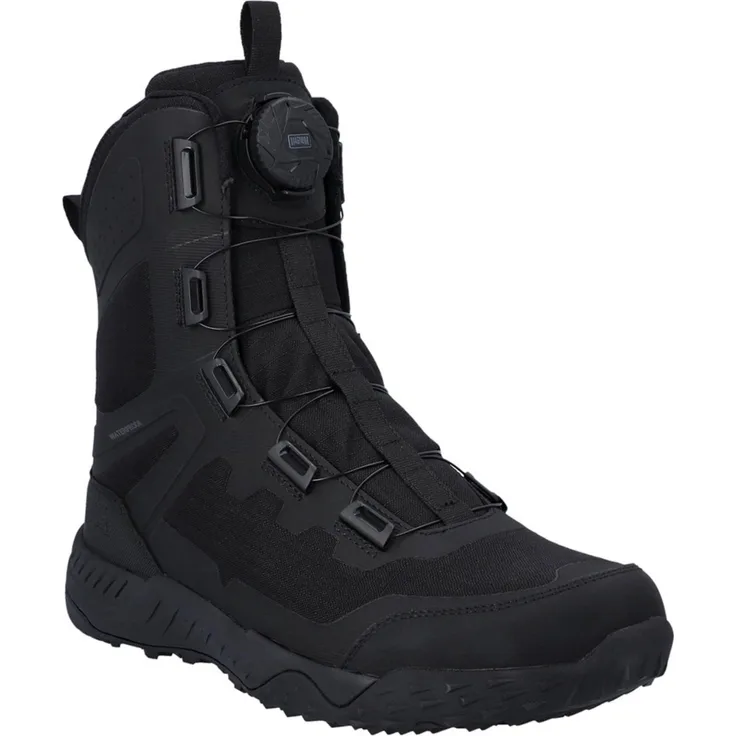 Magnum Ultima 8.0, Uniformschuhe Herren mit Leder-Obermaterial und Seitenrei, Schwarz, Größe 46