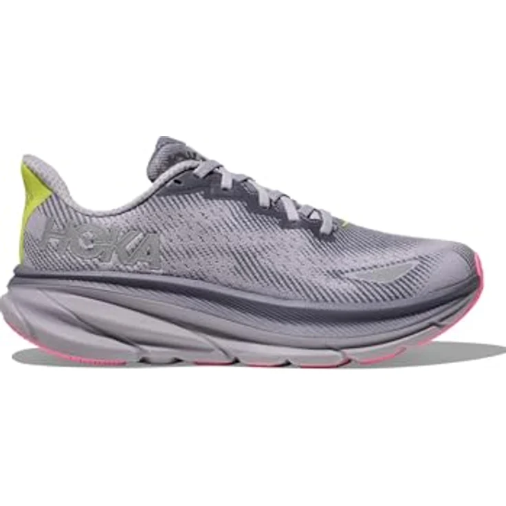 Hoka W Clifton 9 Gtx, wetterfester Laufschuh mit GORE-TEX, grau und foggy grey, Größe: 6.5 – Bild 8