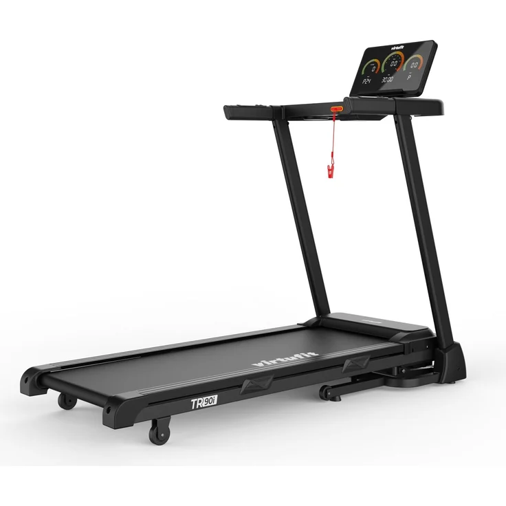 VirtuFit TR90i Laufband, klappbar mit 16 km/h, 15 Steigungsstufen, schwarz